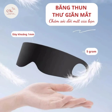 Băng thun thư giãn mắt Sleep Mast - Mặt nạ mắt chống ánh sáng, dễ ngủ, giảm mỏi mắt, 12.000 VND 2