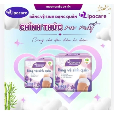 Băng vệ sinh dạng quần Lipo Care 2 gói size M/L-XL - Thấm hút cực nhanh, chỉ 89.000₫ 3