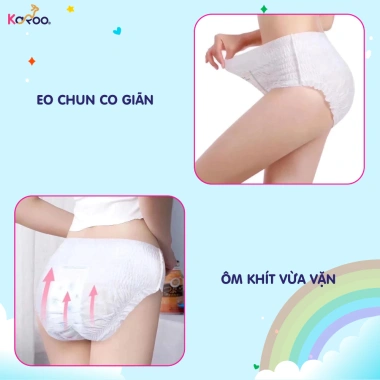 Băng vệ sinh quần Karoo size M-L 5 cái túi zip - Siêu thấm hút, chống tràn, giá chỉ 39.900đ - NovaHome 6
