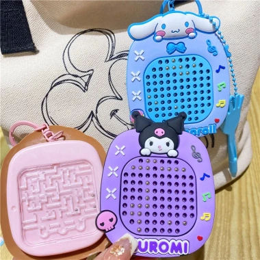 Bảng Vẽ Từ Tính Kuromi Melody - Hạt Nam Châm, Bút Vẽ, Đồ Chơi Dễ Thương