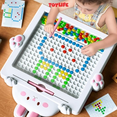 Bảng vẽ xếp hình nam châm TOYLIFE cho bé 2-5 tuổi – Đồ chơi giáo dục, giá 98.998₫ 3