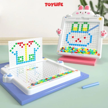 Bảng vẽ xếp hình nam châm TOYLIFE cho bé 2-5 tuổi – Đồ chơi giáo dục, giá 98.998₫ 6