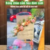 Bảng Welcome Cắm Hoa Trang Trí Tiệc Cưới Dạm Ngõ Ăn Hỏi Vu Quy Giá 129.000 VND