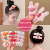 Bangs dán Velcro cho bé gái họa tiết hoa dễ thương Giá ưu đãi 6.875 VND 4