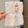Bangs dán Velcro cho bé gái họa tiết hoa dễ thương Giá ưu đãi 6.875 VND 9