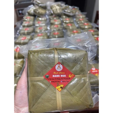 Bánh chưng mật thịt Hang Nga nếp cái hoa vàng béo ngậy Giá chỉ 65k cho Tết 7