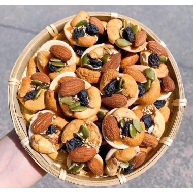 Bánh đồng tiền mix hạt - hồ sơ công bố, xuất hoá đơn công ty, giá ưu đãi 108.000đ 5