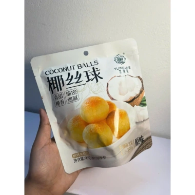 Bánh Dừa Viên Nạo Sợi Yilianju Combo 3/6 gói - Đồ ăn vặt tết, giảm giá 75.000₫