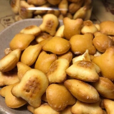 Bánh gấu 500gr nhân kem thiên hồng - Đồ ăn vặt Hà Nội, giảm còn 35k, bánh kẹo Tết ngon