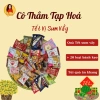 Bánh kẹo Tết mix hơn 20 loại socola, sữa, trà xanh, cam đào Túi quà sum vầy 120.000 VND