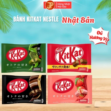 Bánh KitKat Nestle Nhật Bản Đủ Vị - Socola Cao Cấp, Giá ưu đãi 105.000₫