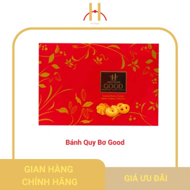 Bánh quy bơ Good hộp giấy sang trọng - Quà tặng doanh nghiệp, set quà Tết 2.026, chỉ 99.500 VND