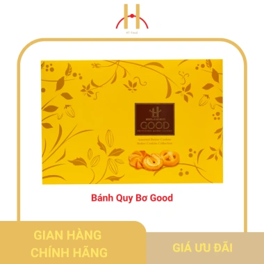 Bánh quy bơ Good hộp giấy sang trọng - Quà tặng doanh nghiệp, set quà Tết 2.026, chỉ 99.500 VND