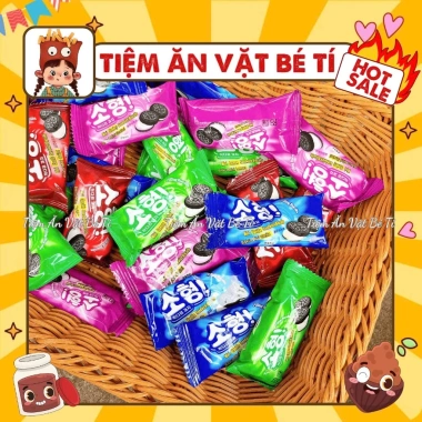 Bánh Quy Kẹp Kem Mini Nội Địa Socola Đủ Vị - Thơm Ngon, Giá Ưu Đãi 37.000₫