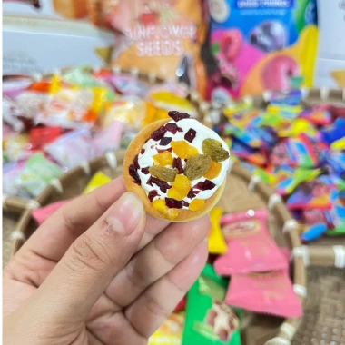 Bánh quy Quzan Lss mix nhiều vị - HSD 9 tháng - Bánh ăn vặt, kẹo tết 75.000 VND 2