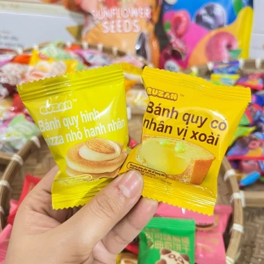 Bánh quy Quzan Lss mix nhiều vị - HSD 9 tháng - Bánh ăn vặt, kẹo tết 75.000 VND 4