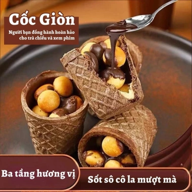 Bánh Quy Socola Chocmet Combo 4 gói - Giòn xốp, kem tan chảy, ngon, 47.724₫