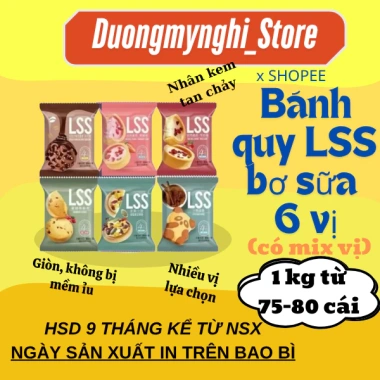 Bánh quy socola LSS Mix Đủ Vị - Giảm 22% chỉ 81.962đ, giòn tan thơm ngon