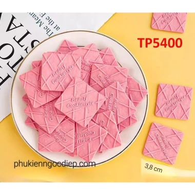 Bánh quy trang trí bánh kem - ngày sản xuất in trên bao bì, chỉ 50.000 VNĐ