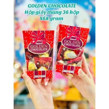 Bánh Socola Golden Honga 68g/208g - Ngon, Giòn, Ngày Mới, Giá Ưu Đãi 33.900 VND