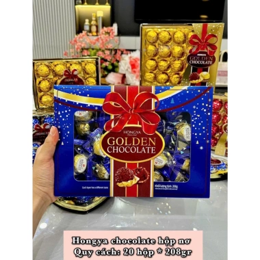 Bánh Socola Golden Honga 68g/208g - Ngon, Giòn, Ngày Mới, Giá Ưu Đãi 33.900 VND