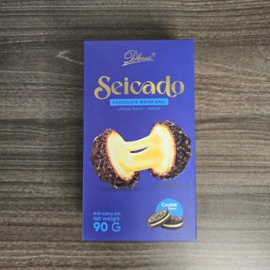 Bánh Socola Seicado Nhân Kem 90g - Gói Quà Tết Sang Trọng, Giá 34.000₫