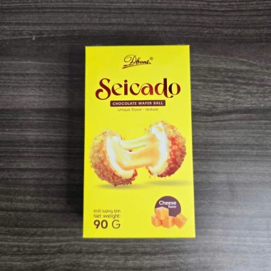 Bánh Socola Seicado Nhân Kem 90g - Gói Quà Tết Sang Trọng, Giá 34.000₫