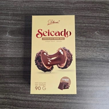 Bánh Socola Seicado Nhân Kem 90g - Gói Quà Tết Sang Trọng, Giá 34.000₫