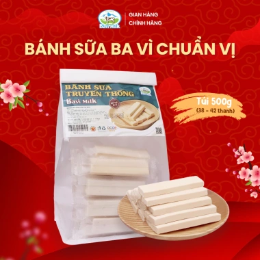 Bánh Sữa Ba Vì 500g - Chuẩn Vị Xưa Nhiều Vị, Bánh Kẹo Tết Hương Sữa Bò, Giá 133k