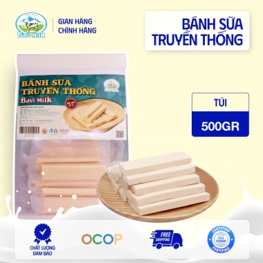 Bánh Sữa Ba Vì 500g - Chuẩn Vị Xưa Nhiều Vị, Bánh Kẹo Tết Hương Sữa Bò, Giá 133k 6