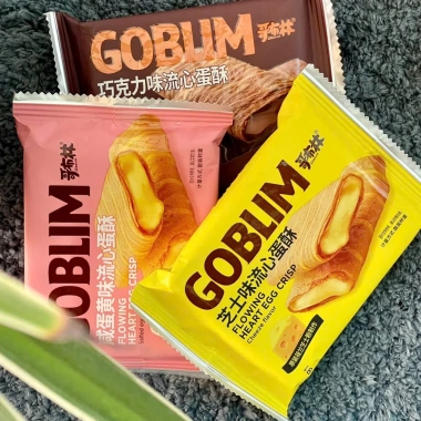 Bánh Trứng Goblim Nhân Socola, Trứng Muối, Phô Mai – Bánh mềm xốt đậm vị, chỉ 19.000₫