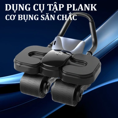 Bánh Xe Tập Bụng 4 Bánh Thông Minh Trợ Lực và LED Plank Tại Nhà 620.800