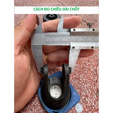 Bánh xe vali bạc đạn, size 38-91mm, chốt tán inox, siêu mượt, giá 38.000 VND 6