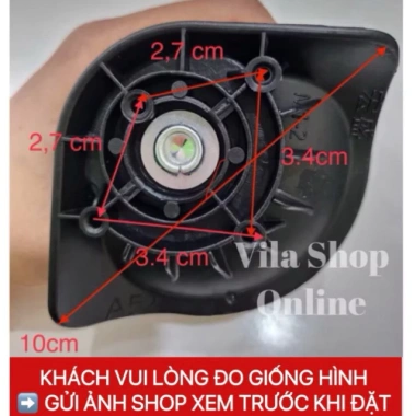 Bánh xe xoay thay thế cho vali - Độ bền cao, giá chỉ 55.000₫, giảm tới 15.000₫