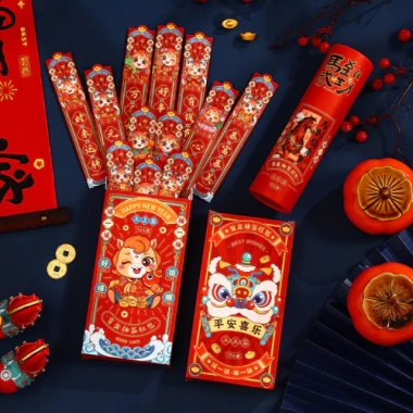 Bao 12 Lì Xì Gieo Quẻ Tết 2.026 - Hộp Lì Xì Túi Mù Bính Ngọ, Kỳ Lân Chibi Dễ Thương May Mắn, Giảm Giá 59.000đ 2