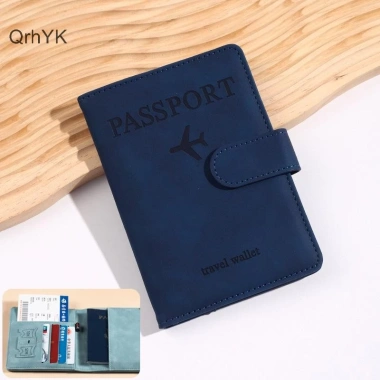 Bao da chống từ tính, chống trộm hộ chiếu thẻ tín dụng du lịch cho nam nữ