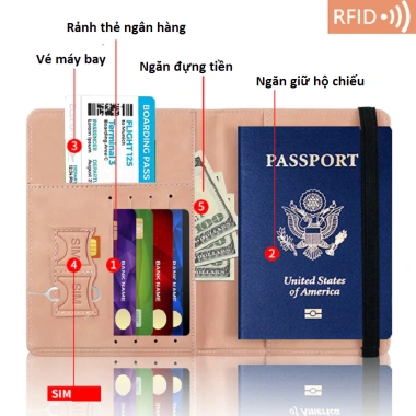 Bao Da Hộ Chiếu Cao Cấp Chống Trầy, Chống Bẩn, Siêu Dễ Thương - Giá 45.000₫ 2 Bao Da Hộ Chiếu Cao Cấp Chống Trầy, Chống Bẩn, Siêu Dễ Thương - Giá 45.000₫ 2