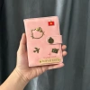 Bao da hộ chiếu Màu 21 Quai gài Hồng Retro - PU cao cấp, ngăn phụ thẻ giấy tờ 9