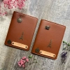 Bao da hộ chiếu màu nâu da đẹp, khắc tên theo yêu cầu, charm cá tính, giao nhanh - chỉ 109.000đ 4