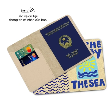 Bao Da Hộ Chiếu Stormbreaker PPT402 - Ví Đựng Passport Đen/Nâu/Kem, Thêm Tên, Giá ưu đãi 229.000₫