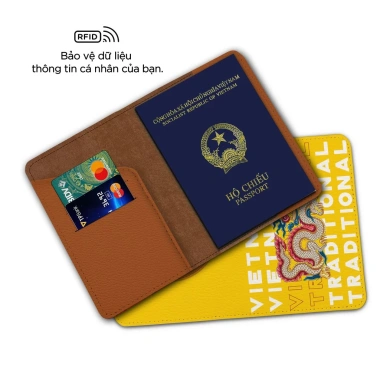 Bao Da Hộ Chiếu STORMBREAKER - Ví Đựng Passport Truyền Thống Việt, Tên Cá Nhân, 3 Màu Đen Nâu Kem, Giá Ưu Đãi 229k