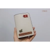 Bao Da Hộ Chiếu Xám Trắng Bền, Chống Nước, Giá Ưu Đãi 140.000₫ - Bảo Vệ An Toàn