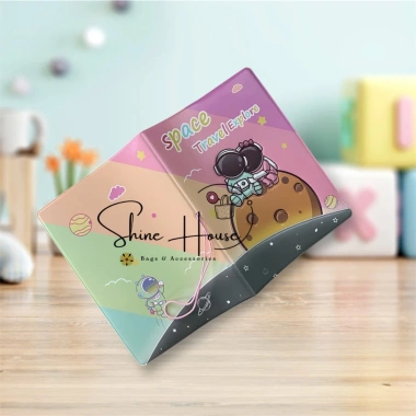 Bao Da PU Mỏng Bảo Vệ Hộ Chiếu, Ngăn Thẻ Ngân Hàng Nhiều Hình Nội Bật - Shine House 68.000đ 7