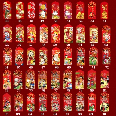 Bao Lì Xì 2.026 Hoạt Hình Dễ Thương - Set 50/100/200 Giấy C150 Giá Ưu Đãi 32.150₫ 3