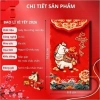 Bao lì xì 5D Tết 2.026 Bính Ngọ Phong bao mừng tuổi đa dạng, cứng cáp, in chữ Việt sắc nét, 20.000₫ 2