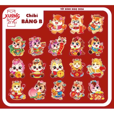 Bao lì xì 7 màu chiếu quang 2.026 - Hoạt hình Labubu, 100 chiếc, chỉ 21.000₫