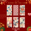 Bao Lì Xì Cán Màng Tết 2.026 Bính Ngọ - Hoa lá, Giấy C150 mẫu mới, Giá ưu đãi 11.755 VND
