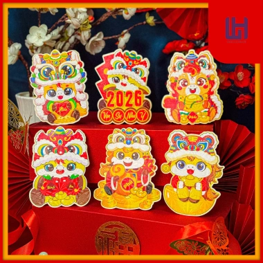 Bao lì xì Chibi Bánh Ngọ 2.026 – 1.000 cái tặng 50, sang trọng, giá 137.750₫