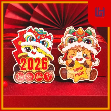 Bao lì xì Chibi Bánh Ngọ 2.026 – 1.000 cái tặng 50, sang trọng, giá 137.750₫