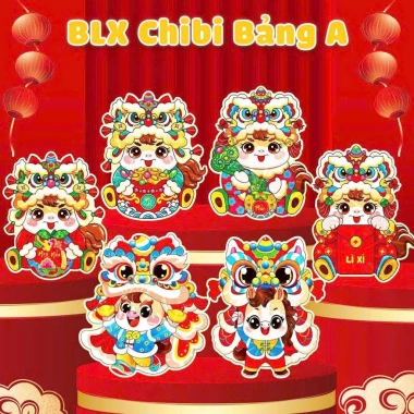 Bao lì xì chibi Tết 2.026 dễ thương - phong bao chipi kute cho bé, chỉ 33.500đ